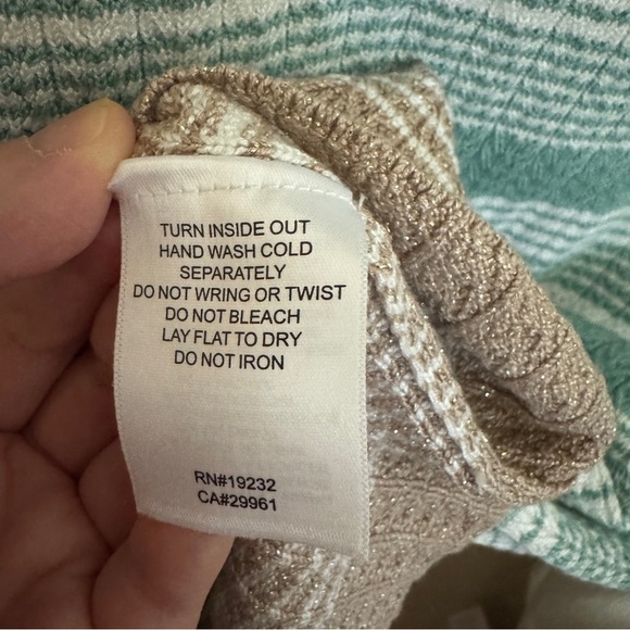 NWT Alfred Dunner Women's Striped Vest Two In One Sweater With Necklace Size M - Picture 12 of 12